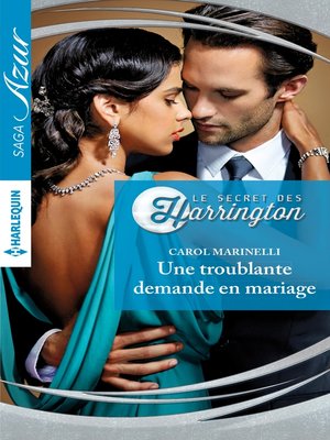 cover image of Une troublante demande en mariage